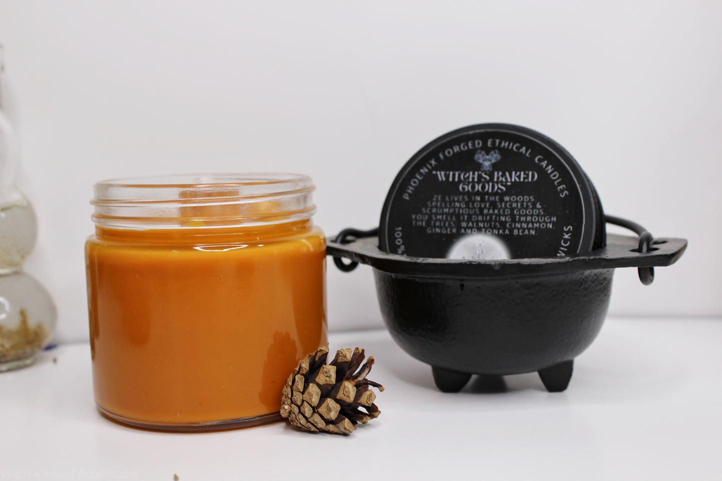 Witch's Baked Goods Nutbread Candle. Ethical, Sustainable, Vegan