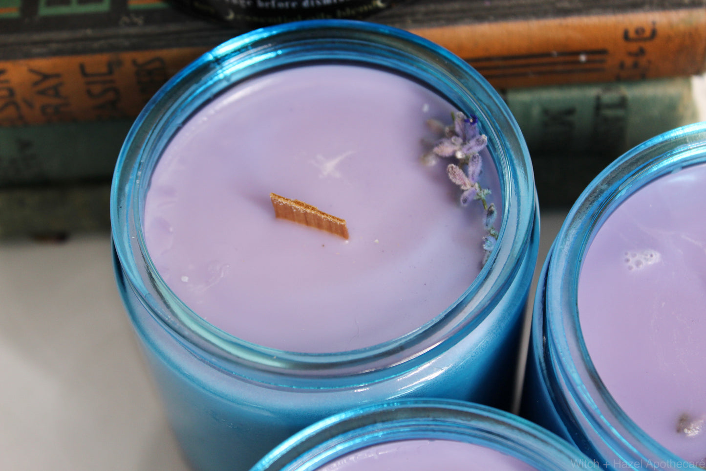 Uplift + Calm the Nervous. Lavender + Citrus Candle, Ethical, Vegan, Sustainable.