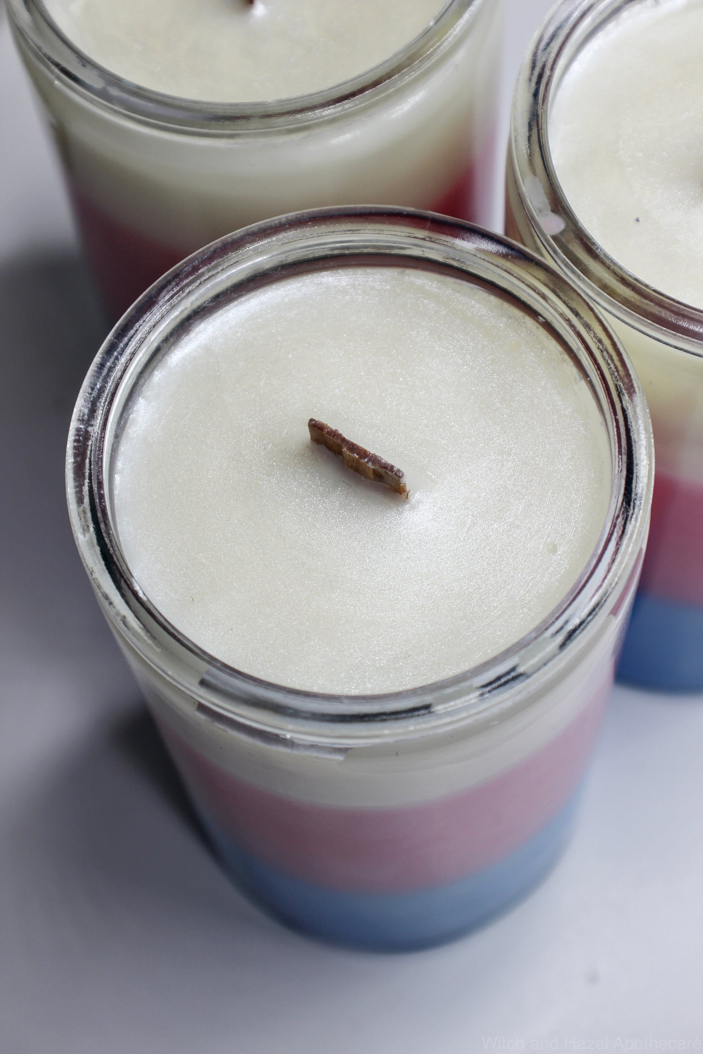 Trans 🏳️‍⚧️Pride Layered Candle. Ethical, Vegan, Sustainable