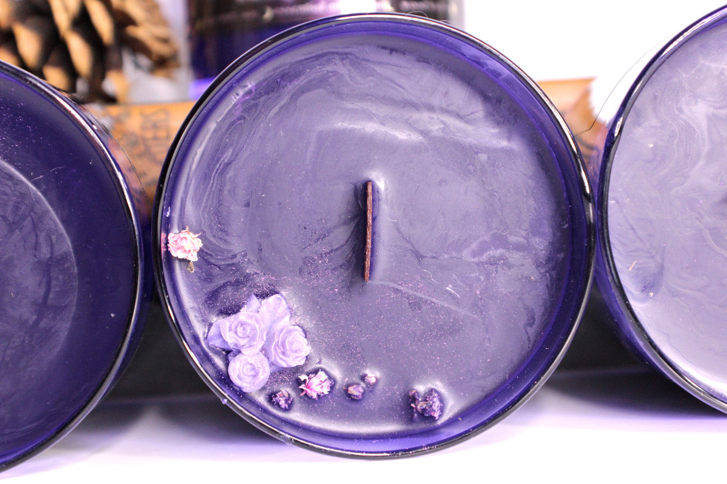 Hot Goth Cedar, Clove and Allspice Candle. Ethical, Sustainable, Vegan.