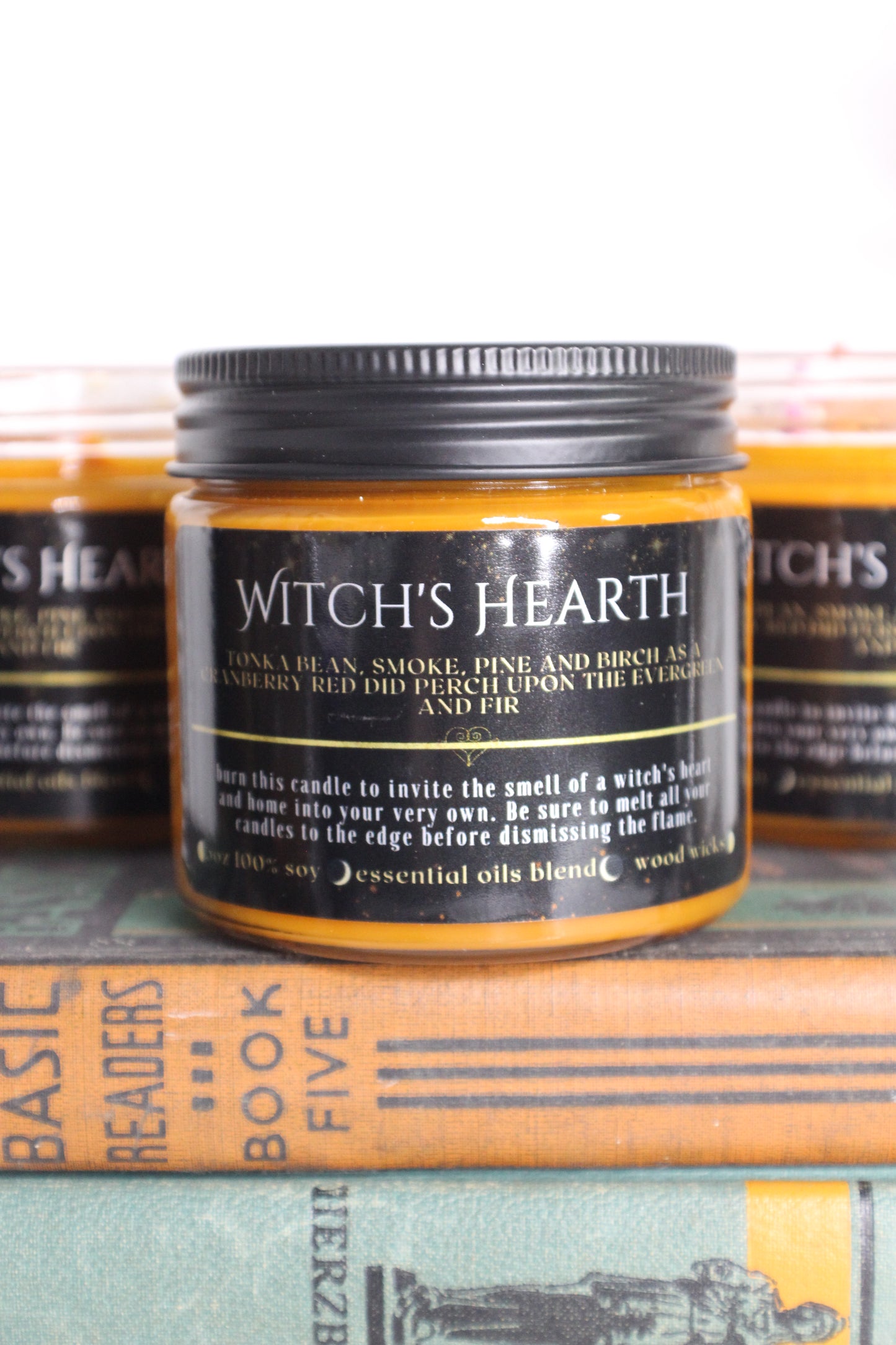 Witch's Hearth Pine and Birch. Ethical, Sutainable, Vegan Candle.