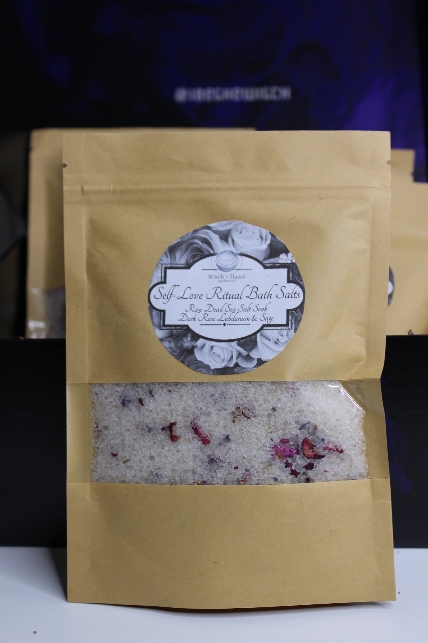 Raw Dead Sea, Rose and Sage Luxury Bath Salts