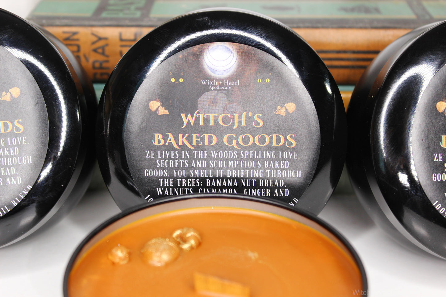 Witch's Baked Goods Nutbread Candle. Ethical, Sustainable, Vegan