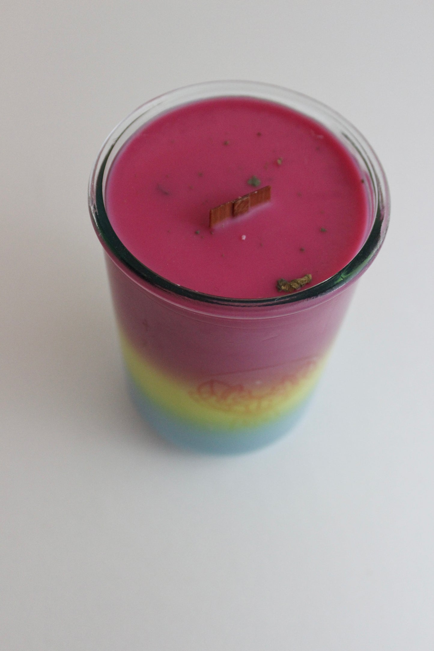 Pansexual Pride Candle. Ethical, Vegan, Sustainable