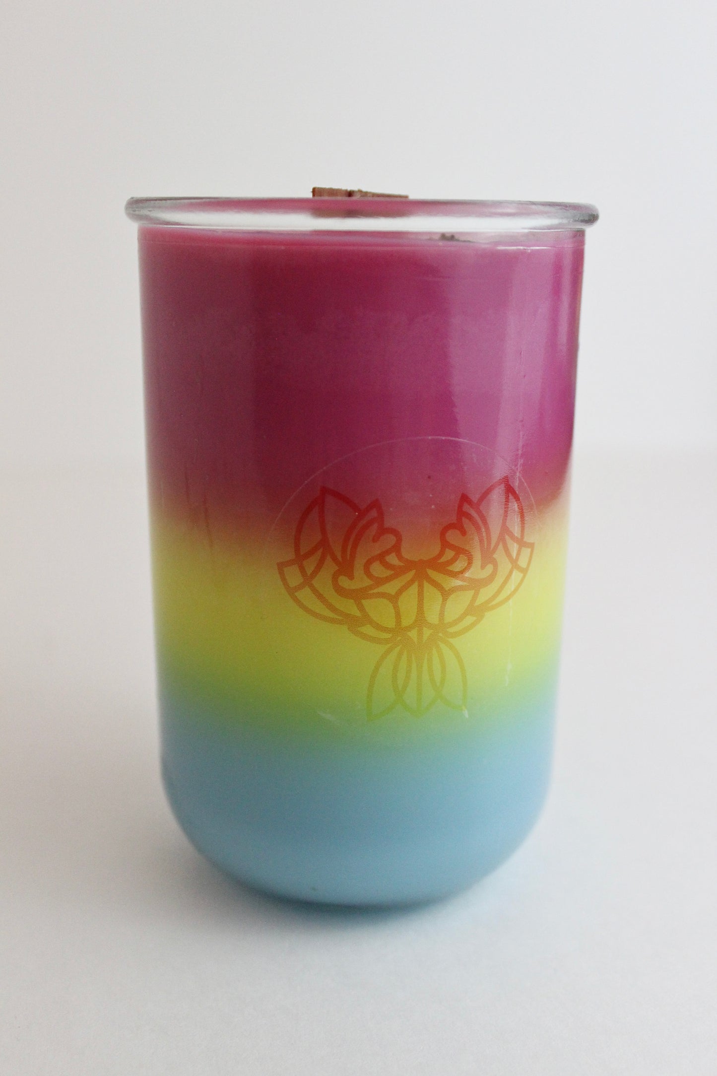 Pansexual Pride Candle. Ethical, Vegan, Sustainable