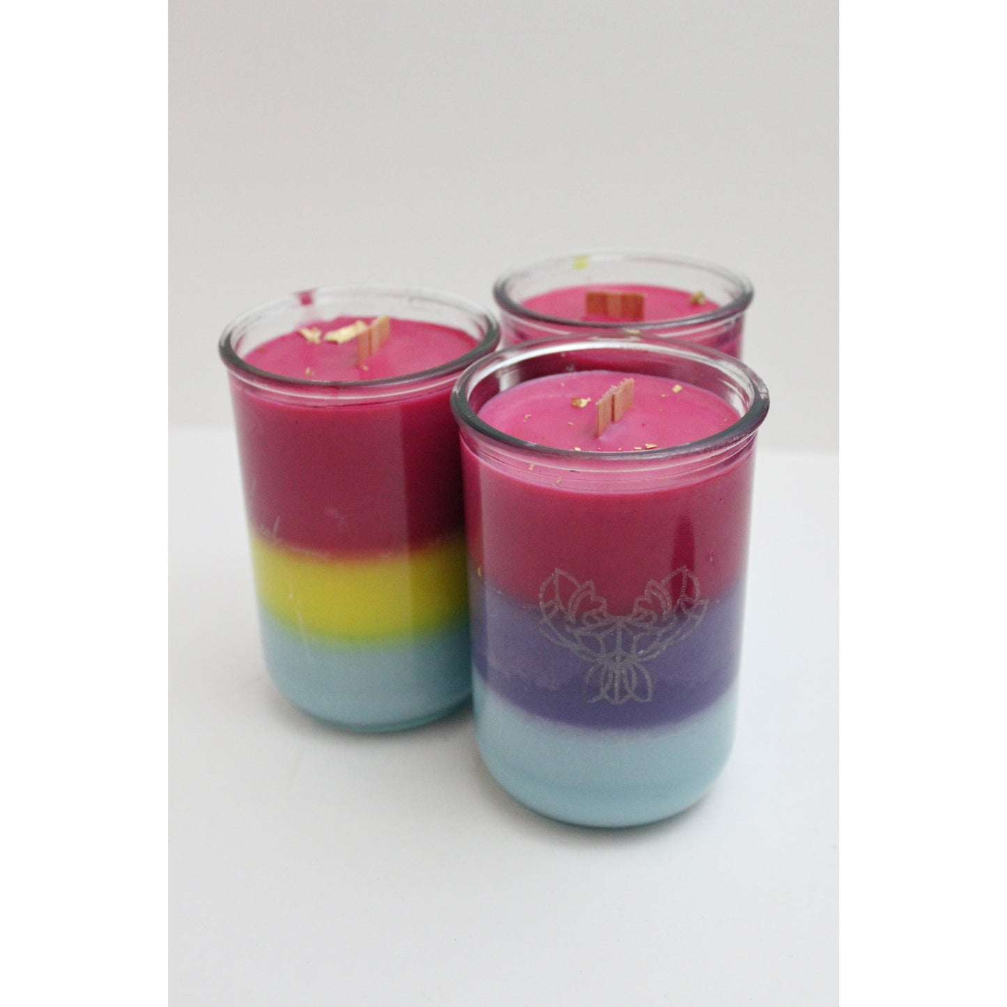 Bisexual Pride Candle. Ethical, Vegan +  Sustainable.