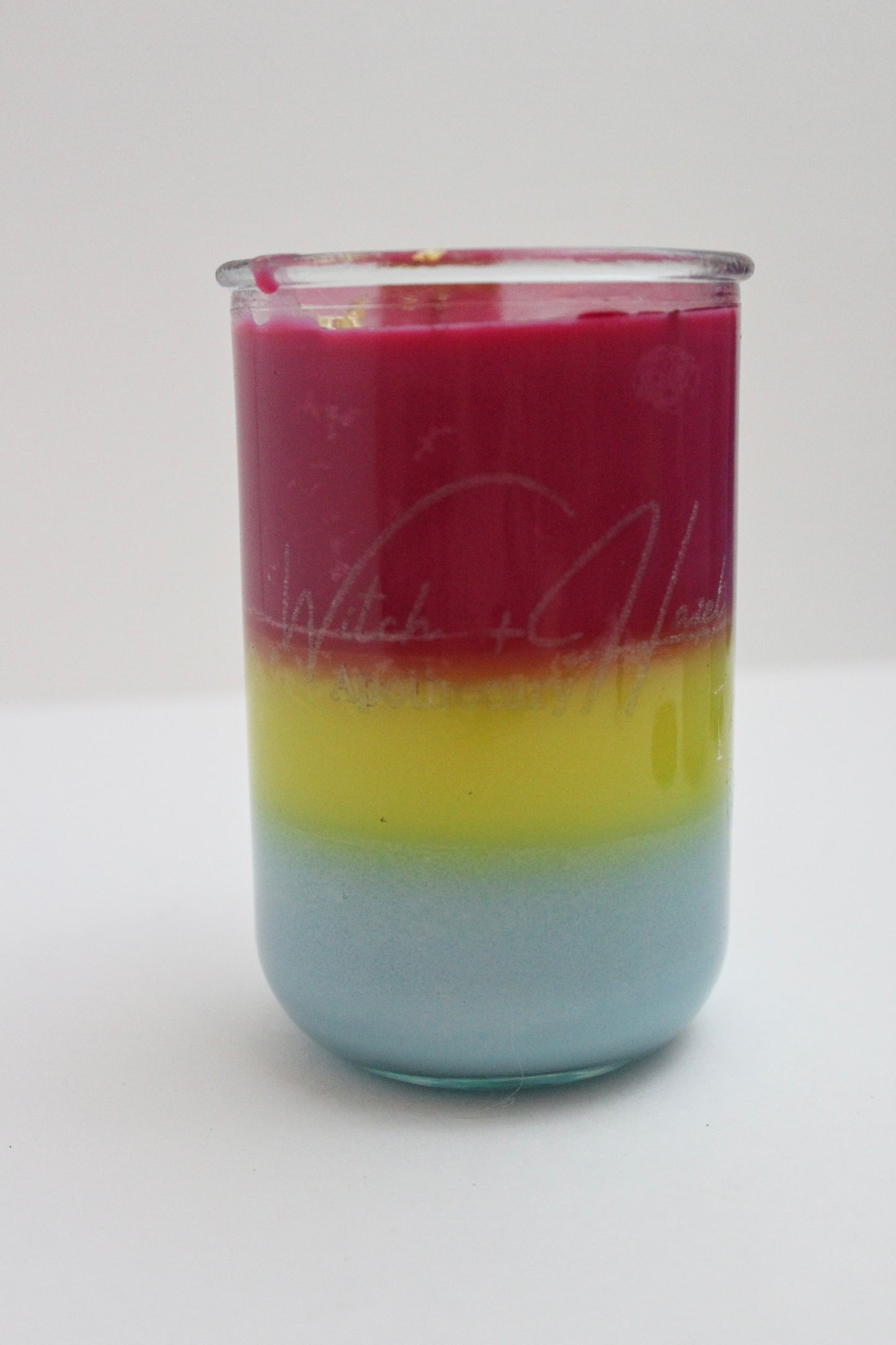 Pansexual Pride Candle. Ethical, Vegan, Sustainable