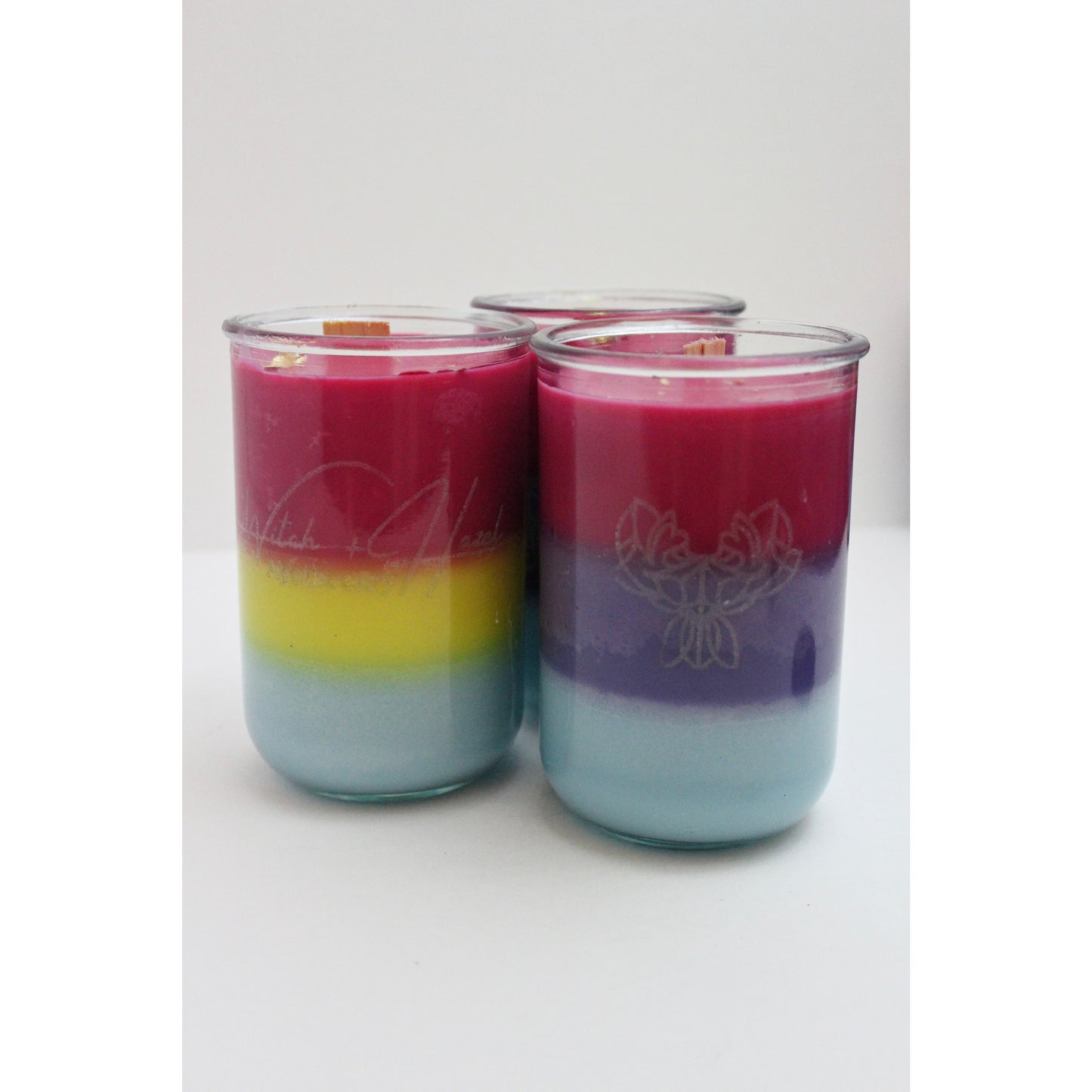 Bisexual Pride Candle. Ethical, Vegan +  Sustainable.