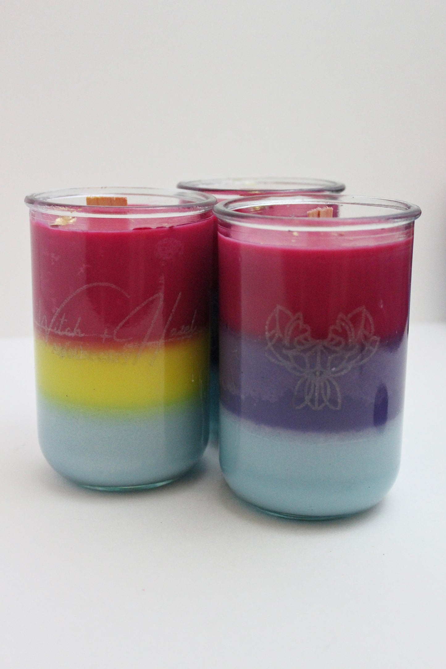 Pansexual Pride Candle. Ethical, Vegan, Sustainable