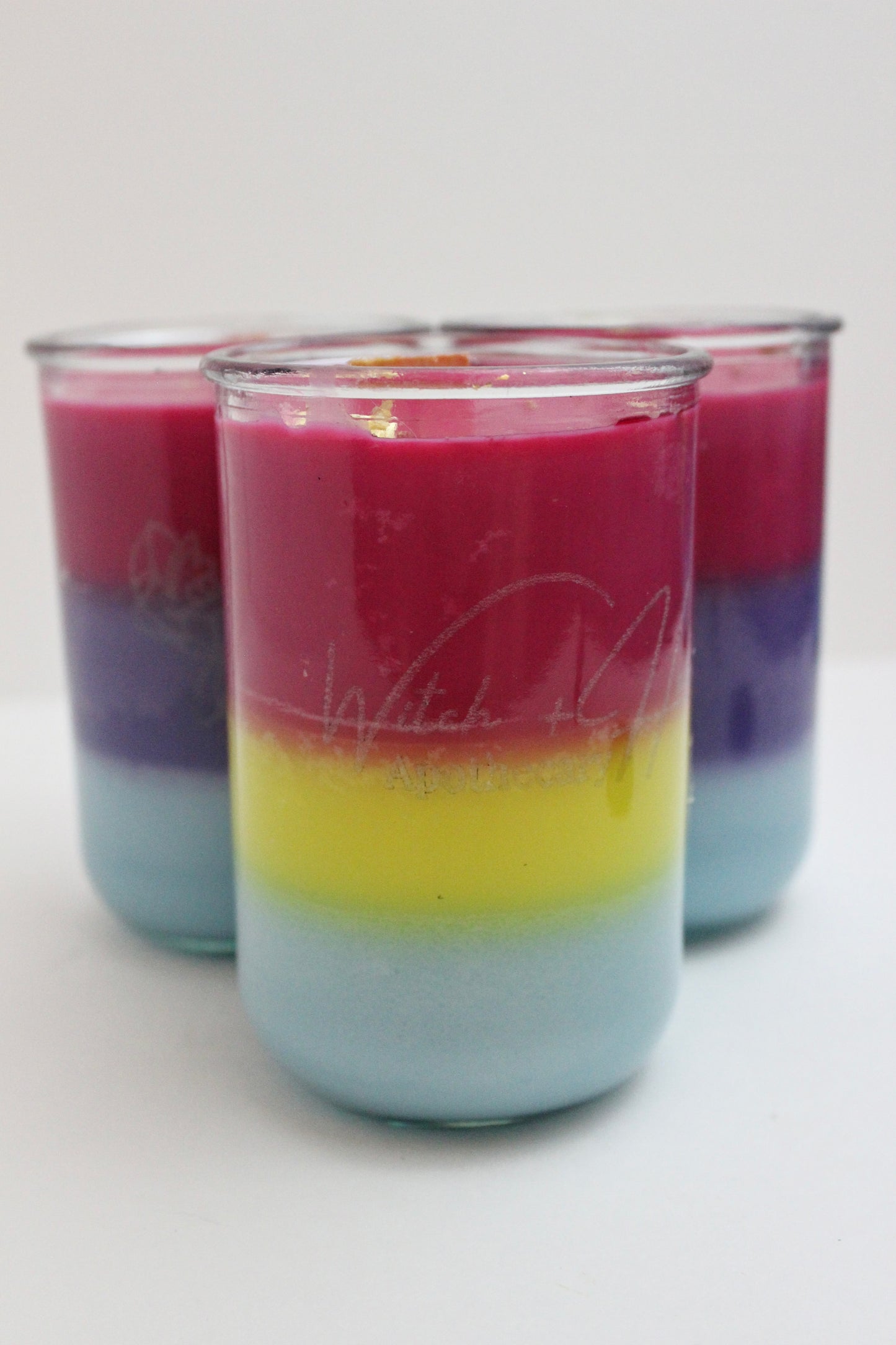 Pansexual Pride Candle. Ethical, Vegan, Sustainable