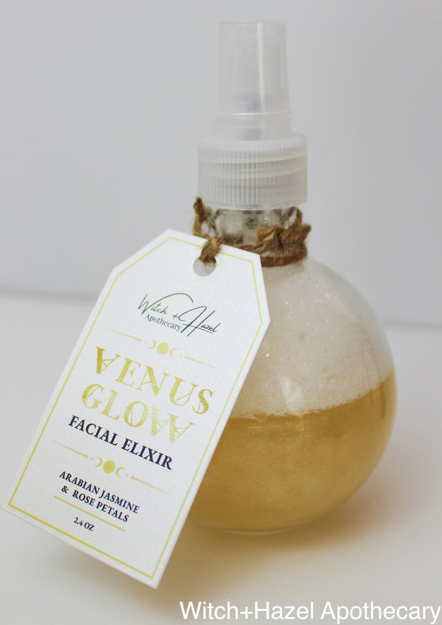 Venus Glow Arabian Jasmine + Rose Petals Facial Elixir. All natural + Eco-friendly, Phoenix Forgery