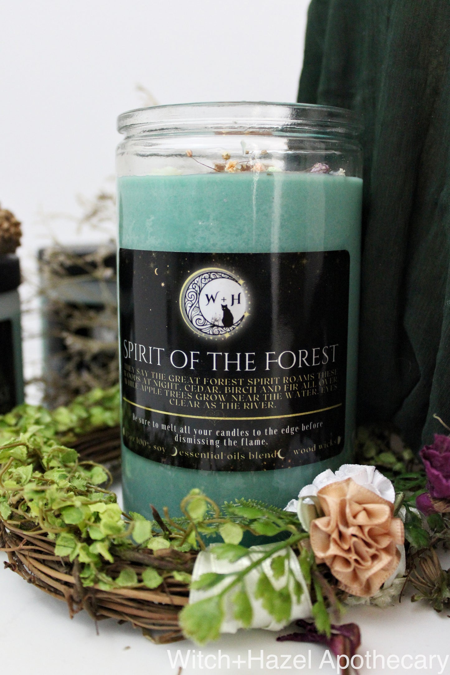 Spirit of the Forest Candle. Ethical, Sustainable, Vegan.