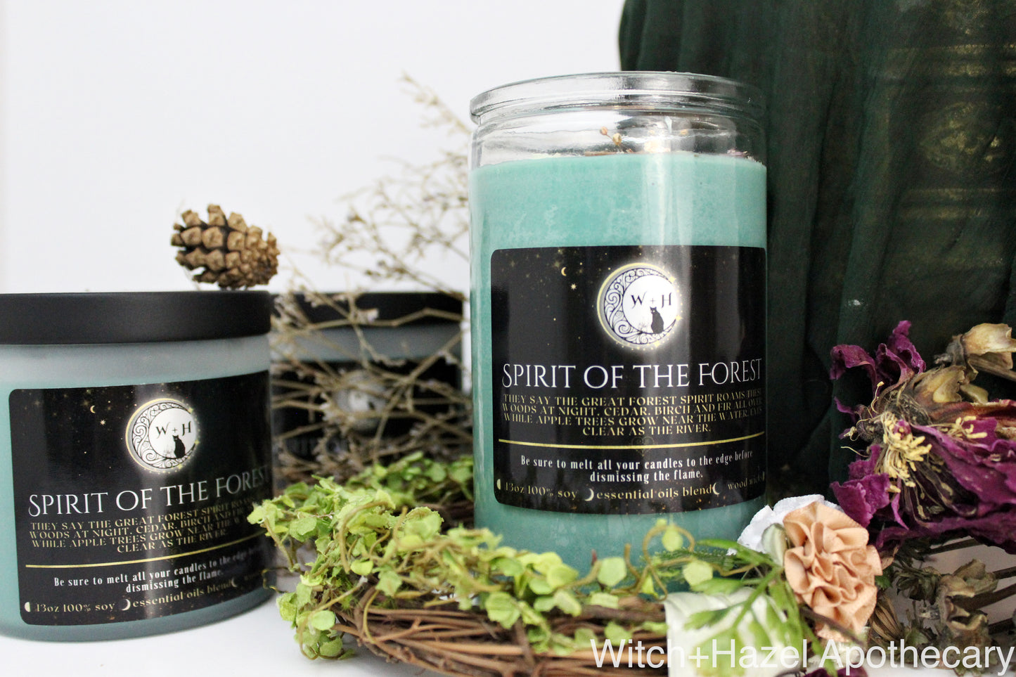 Spirit of the Forest Candle. Ethical, Sustainable, Vegan.