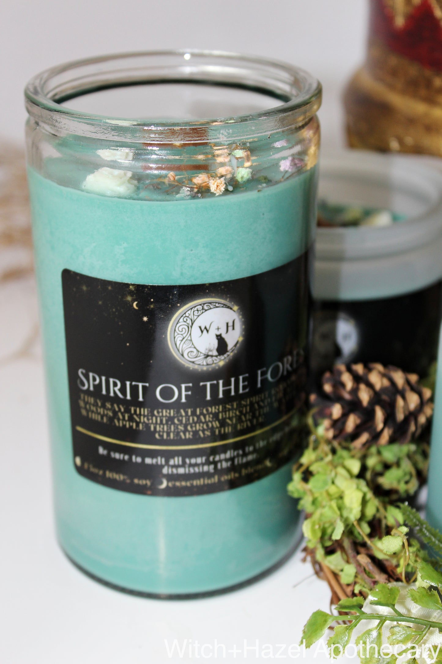 Spirit of the Forest Candle. Ethical, Sustainable, Vegan.