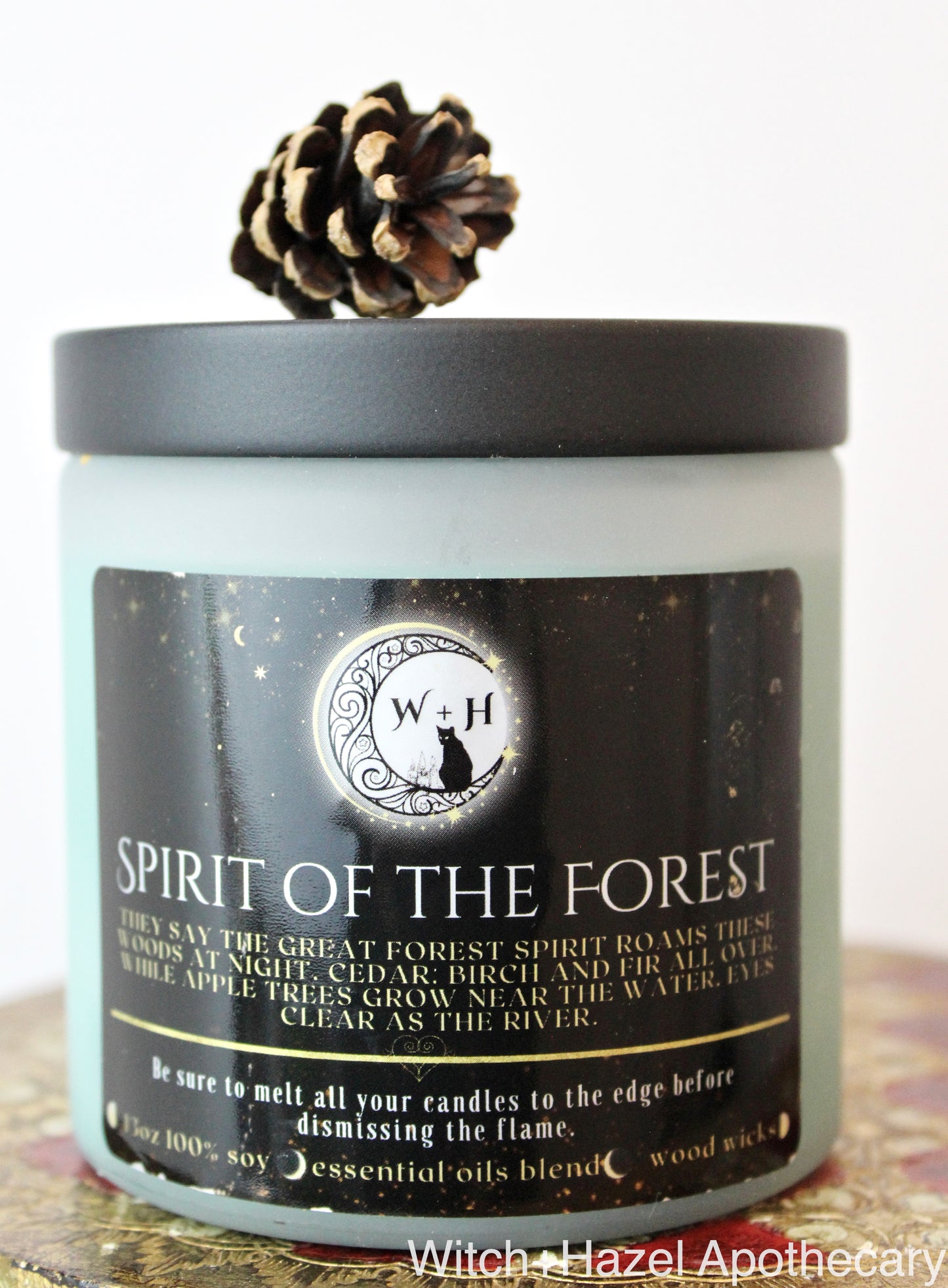 Spirit of the Forest Candle. Ethical, Sustainable, Vegan.