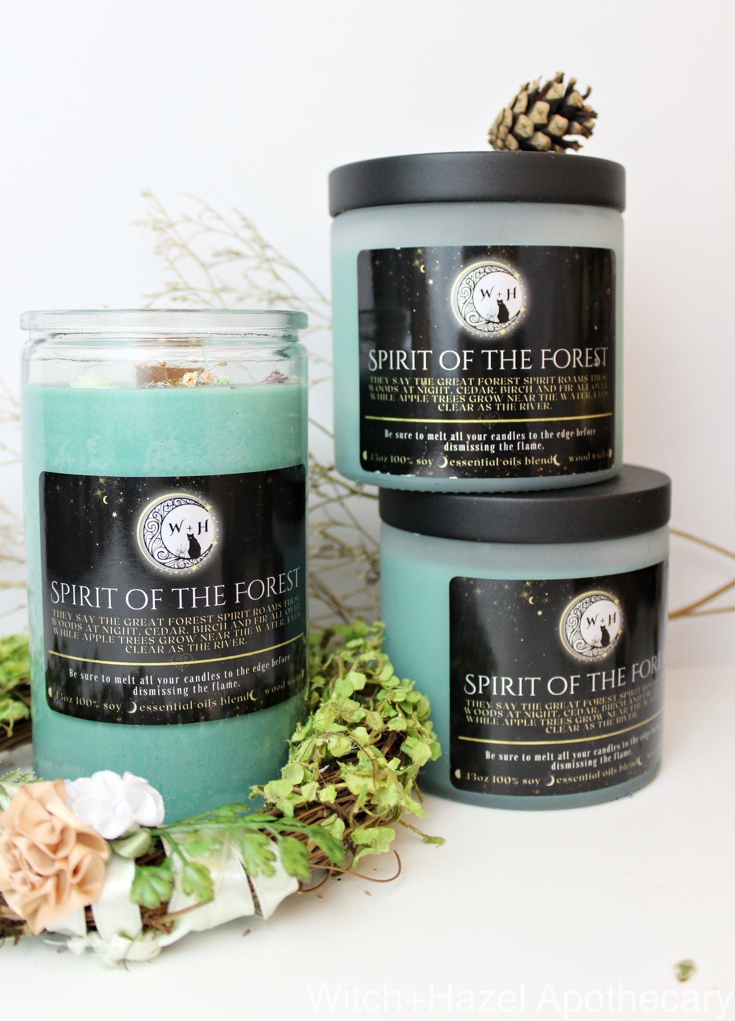 Spirit of the Forest Candle. Ethical, Sustainable, Vegan.