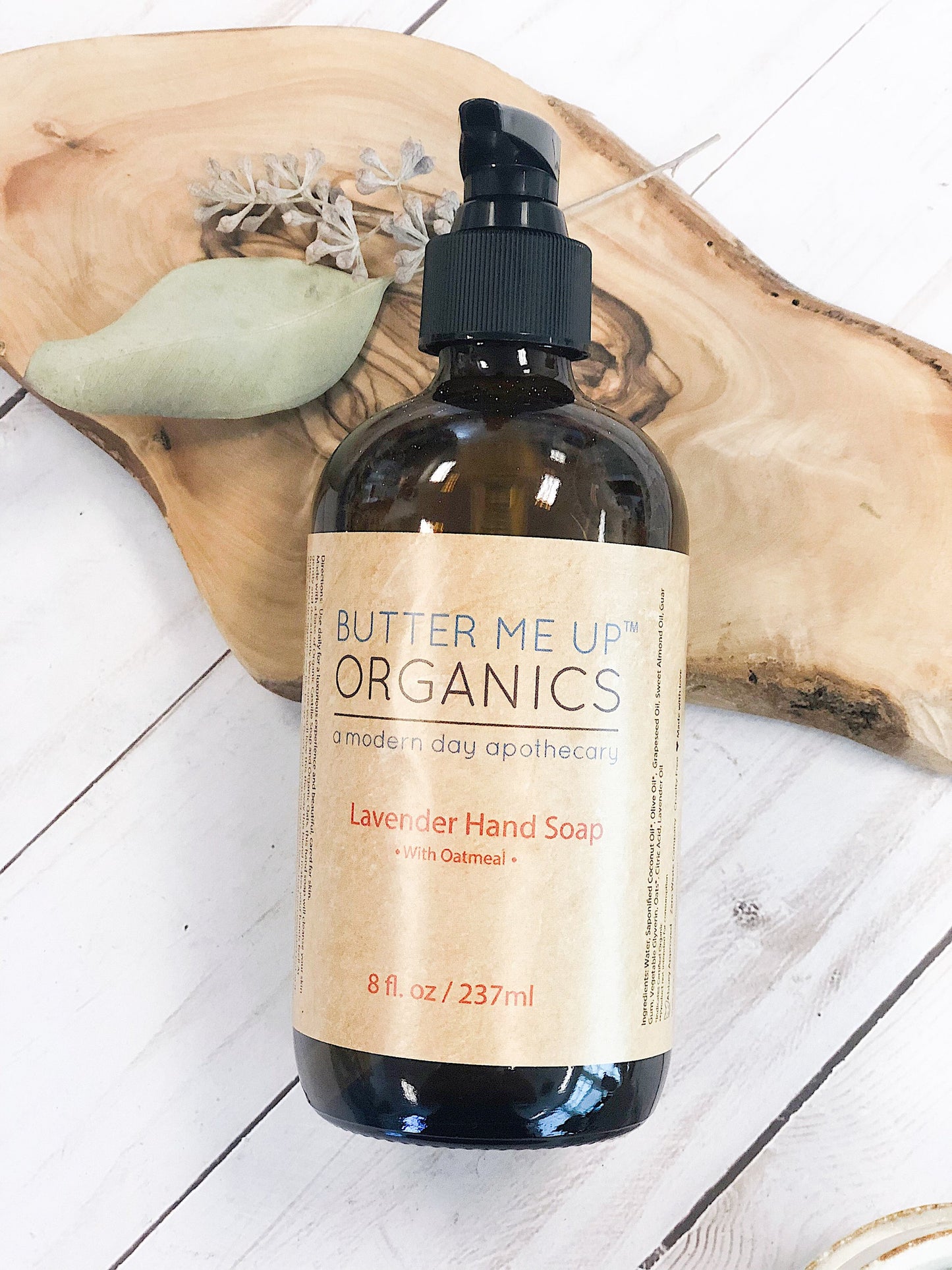 Oatmeal Hand Soap -Organic- Vegan