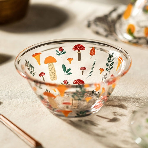 Mushroom Glass Bowl